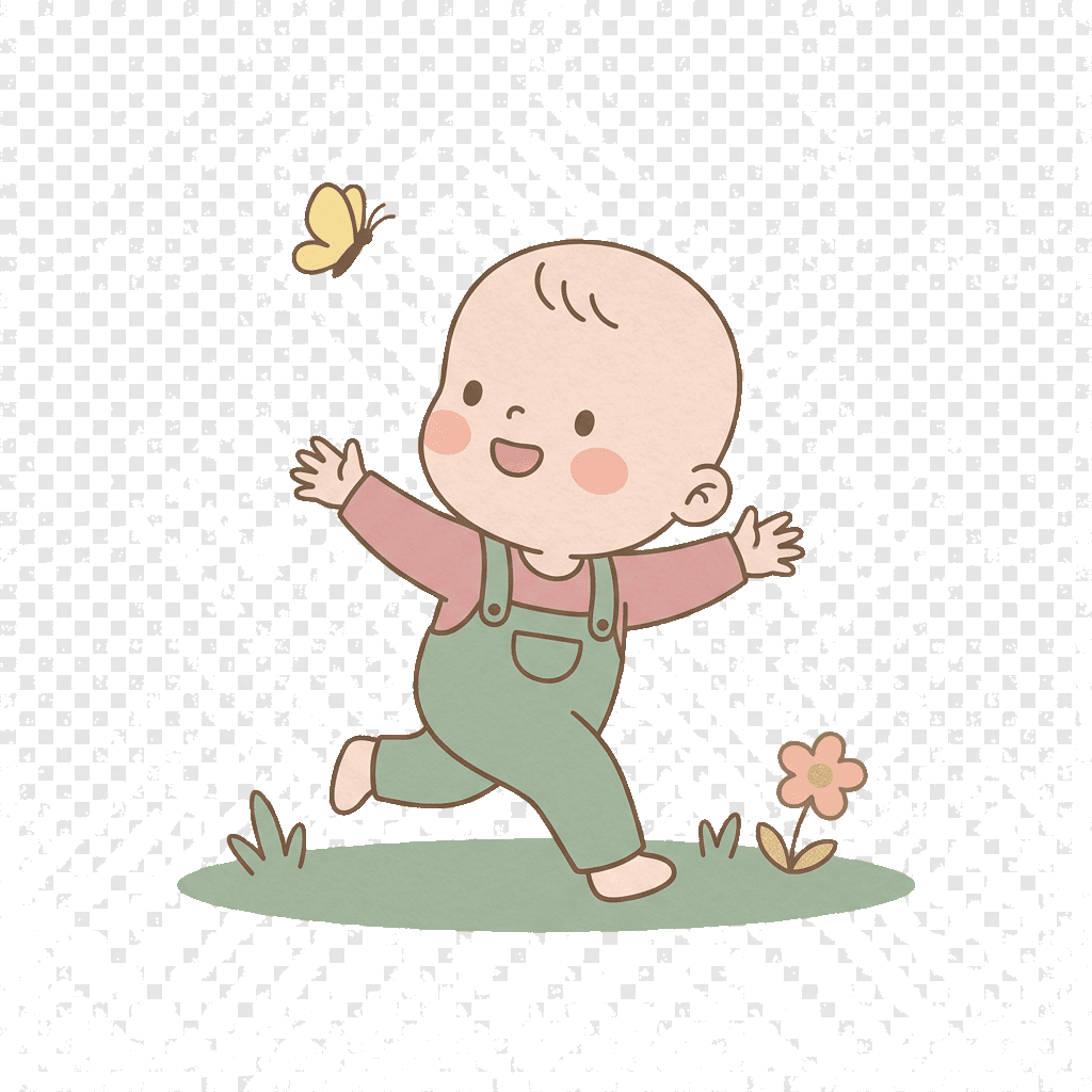 Child playing outdoors